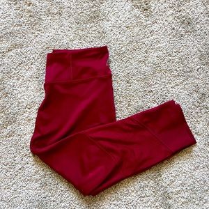 Reebok Speedwick small red leggings